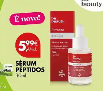 Pingo Doce be beauty sérum péptidos promoção