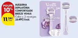 Pingo Doce Máquina depilatória comfortglide breeze venus promoção