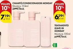Pingo Doce Champô/condicionador monday moisture promoção