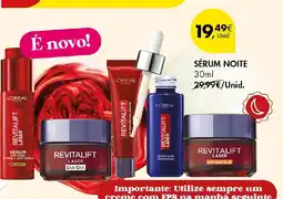 Pingo Doce L'oreal revitalift laser sérum noite promoção