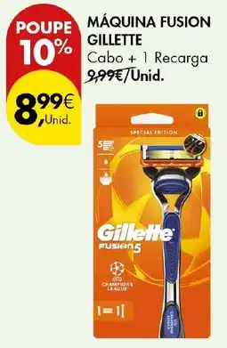 Pingo Doce Máquina fusion gillette promoção