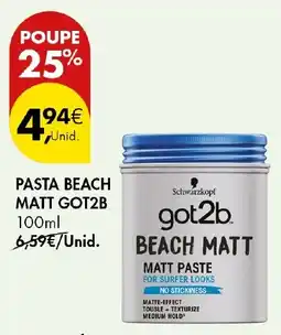 Pingo Doce got2b beach matt pasta beach matt got2b promoção