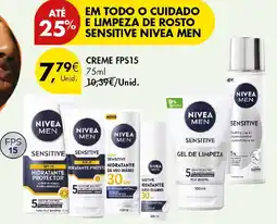 Pingo Doce creme fsp15 nivea men promoção
