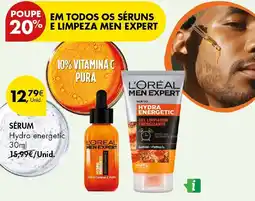 Pingo Doce L'oreal men expert sérum hydra energetic promoção