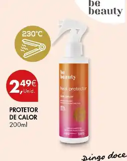 Pingo Doce be beauty protetor de calor promoção