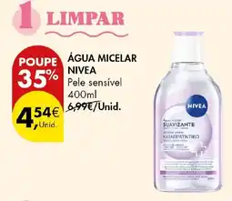 Pingo Doce Água micelar nivea promoção