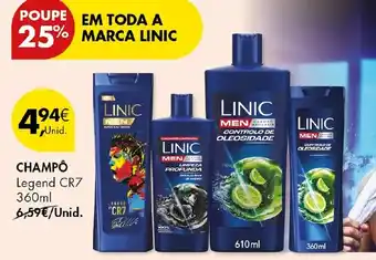 Pingo Doce Champô Linic Legend CR7 promoção