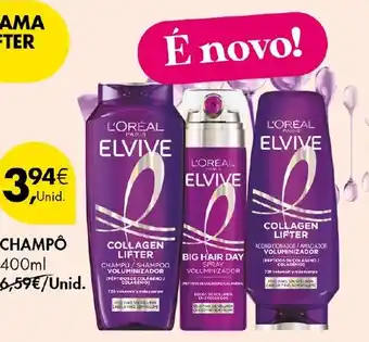 Pingo Doce L'oreal paris elvive collagen lifter promoção