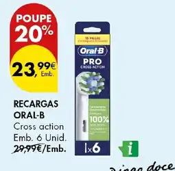 Pingo Doce recargas oral-b cross action promoção