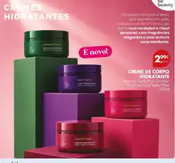 Pingo Doce Creme de corpo hidratante emerald touch/noir orchid/fruit harmony/violet plum promoção