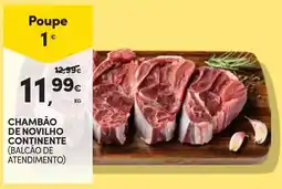 Continente Bom dia Chambão de novilho continente promoção
