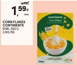 Continente Bom dia Corn flakes continente promoção
