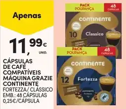 Continente Bom dia Cápsulas de café compatíveis máquina grazie continente promoção