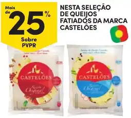 Continente Bom dia Queijos fatiados da marca castelões promoção