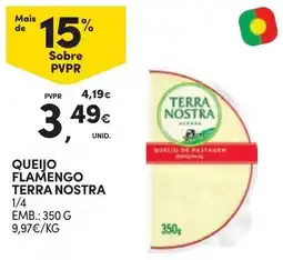 Continente Bom dia queijo flamengo terra nostra promoção