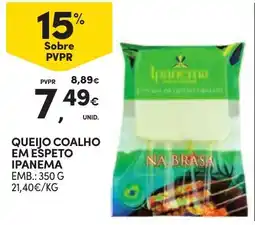 Continente Bom dia Queijo coalho em espeto ipanema promoção