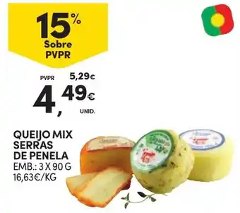 Continente Bom dia Queijo mix serras de penela promoção