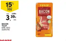 Continente Bom dia Bacon tulip promoção