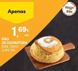 Continente Bom dia Pão de assinatura massa mac promoção