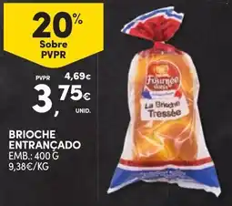 Continente Bom dia Brioche entrancado promoção