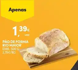 Continente Bom dia Pão de forma rio maior promoção
