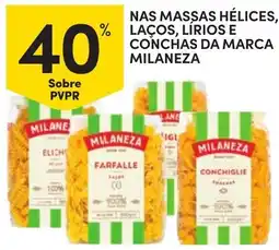 Continente Bom dia massas híplicas, laços, lírios e conchas da marca milaneza promoção