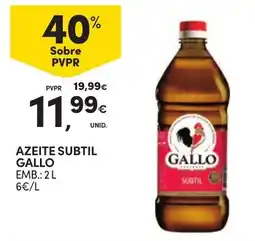 Continente Bom dia Azeite subtil gallo promoção