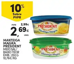 Continente Bom dia Manteiga magra president promoção