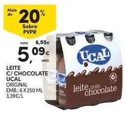 Continente Bom dia Leite c/ chocolate ucal original promoção