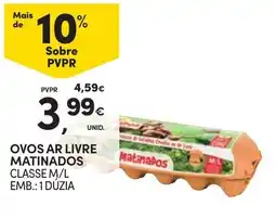 Continente Bom dia ovos ar livre matinados promoção