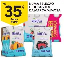 Continente Bom dia Iogurtes da marca mimosa promoção
