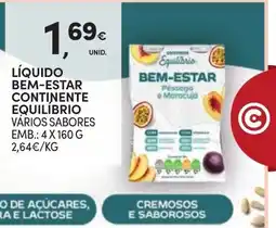 Continente Bom dia Líquido bem-estar continente equilíbrio vários sabores promoção