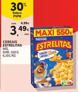 Continente Bom dia Cereais estrelitas mel promoção