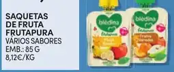 Continente Bom dia Saquetas de fruta frutapura promoção