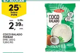 Continente Bom dia Coco ralado ferbar promoção