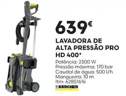 Bricomarché lavadora de alta pressão pro hd 400 karcher promoção
