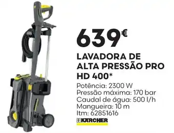 Lavadora de alta pressão pro hd 400 karcher