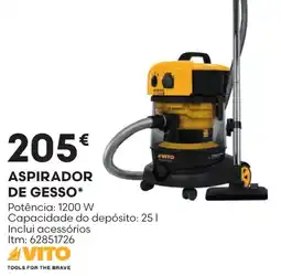 Bricomarché aspirador de gesso vito promoção