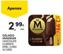 Continente Bom dia gelado magnum chocolate clássico promoção
