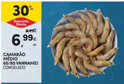 Continente Bom dia Camarão médio vannamei promoção