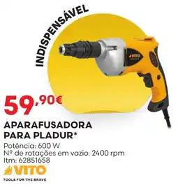 Bricomarché Aparafusadora para pladur vito promoção