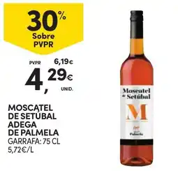 Continente Bom dia Moscatel de Setúbal Adega de Palmela promoção