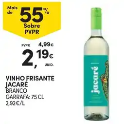 Continente Bom dia vinho frisante jacaré branco promoção