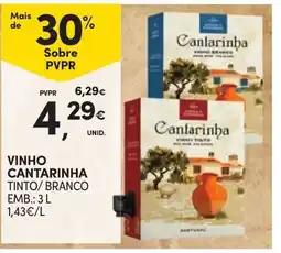 Continente Bom dia Vinho cantarinha tinto/branco promoção