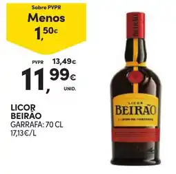 Continente Bom dia Licor beirão promoção