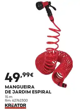 Bricomarché Mangueira de jardim espiral kreator promoção