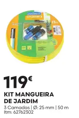 Bricomarché Jardibest kit mangueira de jardim promoção