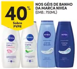 Continente Bom dia Nivea géis de banho promoção