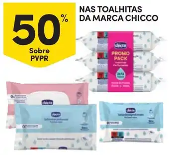Continente Bom dia toalhitas da marca chicco promoção