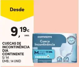 Continente Bom dia Cuecas de incontinência dia continente promoção